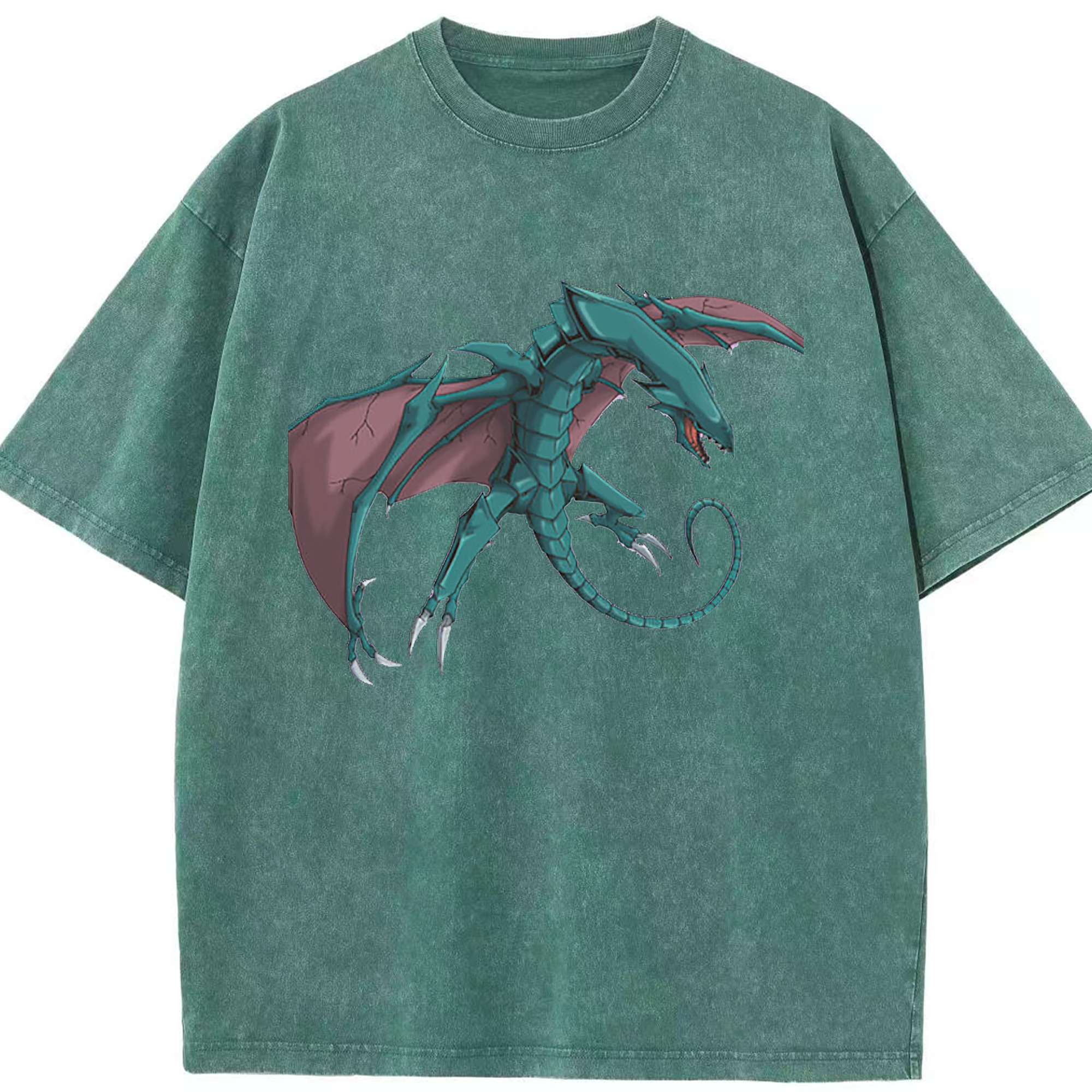 （画像用） 遊☆戯☆王 Yu-Gi-Oh! 綿100% ヴィンテージ風 半袖Tシャツ（フロントプリント）
